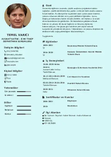 Hukuk Sekreteri Cv Örnekleri cv indir